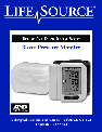 LifeSource Blood Pressure Monitor UB-521 owners manual user guide