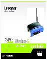 Linksys Network Router WAG54G owners manual user guide