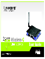 Linksys Network Router WET54G V3 owners manual user guide