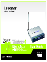 Linksys Network Router WET54GS5 owners manual user guide