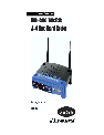 Linksys Network Router WRT55AG owners manual user guide