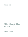 M-Audio Stereo System DX4 owners manual user guide