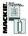 Mackie Speaker SWA1501 owners manual user guide