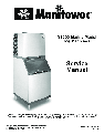 Manitowoc Ice Ice Maker S1800 owners manual user guide