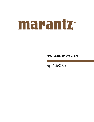 Marantz Car Stereo System SA-14S1 owners manual user guide