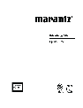 Marantz CD Player SA8001 owners manual user guide