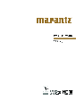 Marantz Projection Television VP-11S2 owners manual user guide