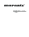 Marantz Stereo Amplifier PM7001KI owners manual user guide