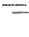 Marantz Stereo Receiver SR7300OSE owners manual user guide