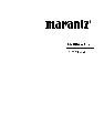 Marantz Stereo Receiver SR8400 owners manual user guide