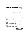 Marantz Tablet Accessory 3 owners manual user guide