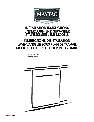Maytag Dishwasher W10532762A owners manual user guide