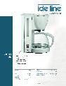 Melissa Coffeemaker 745-192 owners manual user guide