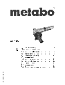 Metabo Grinder WS 7400 owners manual user guide