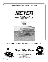Meyer Spreader 7200 owners manual user guide