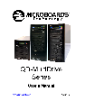 MicroBoards Technology DVD Recorder QD-125 owners manual user guide