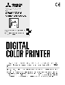 Mitsubishi Electronics Printer CP9600DW-S owners manual user guide