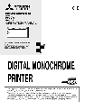 Mitsubishi Electronics Printer P93DE owners manual user guide