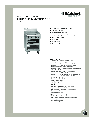 Moffat Oven GT8600G owners manual user guide