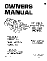 MTD Lawn Mower 124-284-000 owners manual user guide