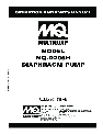 Multiquip Septic System MQ- D206H owners manual user guide