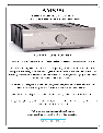 Musical Fidelity Home Theater System AMS35I owners manual user guide