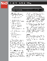 NAD DVD Player T524 owners manual user guide