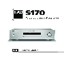 NAD Stereo Amplifier S170 owners manual user guide