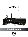 Nady Systems Stereo Amplifier Encore I owners manual user guide