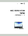 NEC Laptop M380 owners manual user guide