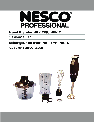Nesco Blender HB-17 owners manual user guide