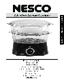 Nesco Electric Steamer ST-24 owners manual user guide