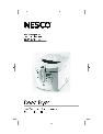 Nesco Fryer DF-1130 owners manual user guide