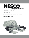 Nesco Kitchen Utensil FS-150PR owners manual user guide