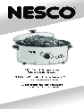 Nesco Oven Electric Roaster Oven owners manual user guide