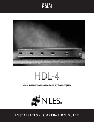 Niles Audio Stereo System HDL-4 owners manual user guide