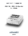 Olivetti Printer PG L26 owners manual user guide