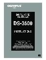 Olympus Microcassette Recorder DS-3500 owners manual user guide