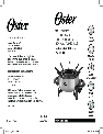 Oster Fondue Maker 135659 owners manual user guide
