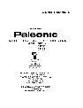 Palsonic CRT Television 3420B owners manual user guide
