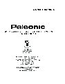 Palsonic CRT Television 3499 owners manual user guide