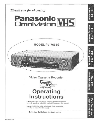 Panasonic Camcorder PV7665S owners manual user guide