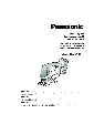 Panasonic Cordless Saw EY4541 owners manual user guide