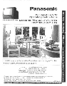 Panasonic CRT Television PV-M1326 owners manual user guide