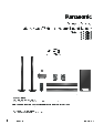 Panasonic Home Theater System SC-BTT370 owners manual user guide