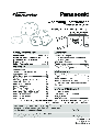 Panasonic Microwave Oven NN-SD787 owners manual user guide