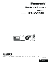 Panasonic Projector PT-AX200U owners manual user guide