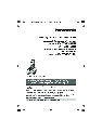 Panasonic Telephone KX-TCC425-B owners manual user guide