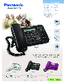 Panasonic Telephone KX-TCD410NL owners manual user guide
