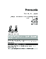 Panasonic Telephone KXTGA630 owners manual user guide